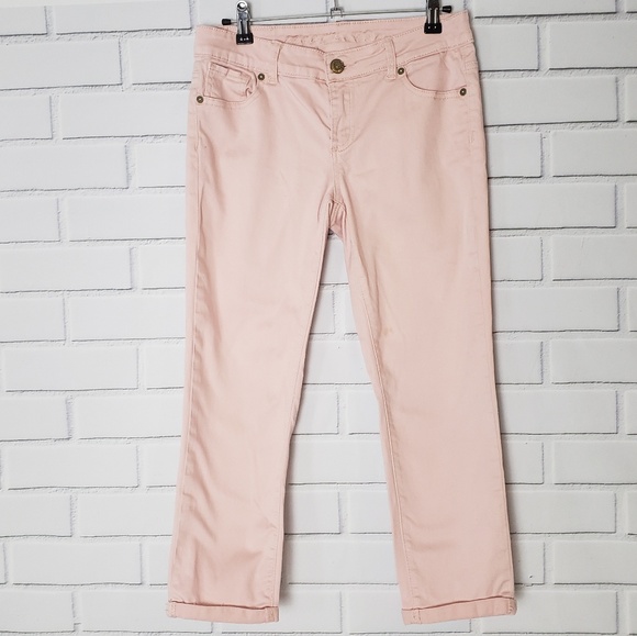 Buffalo David Bitton Denim - Buffalo David Bitton pink jean capris